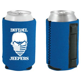 Can Koozie Holders Blue Flip Top Dallas Cold Cooler Beer Miller Lite  Moonshadow