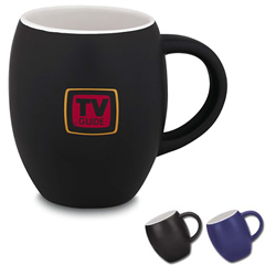 Matte Barrel Ceramic Mug - 16 oz.