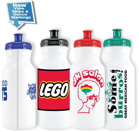 Standard Bike Water Bottle of 20 oz, Personalized Drinkware