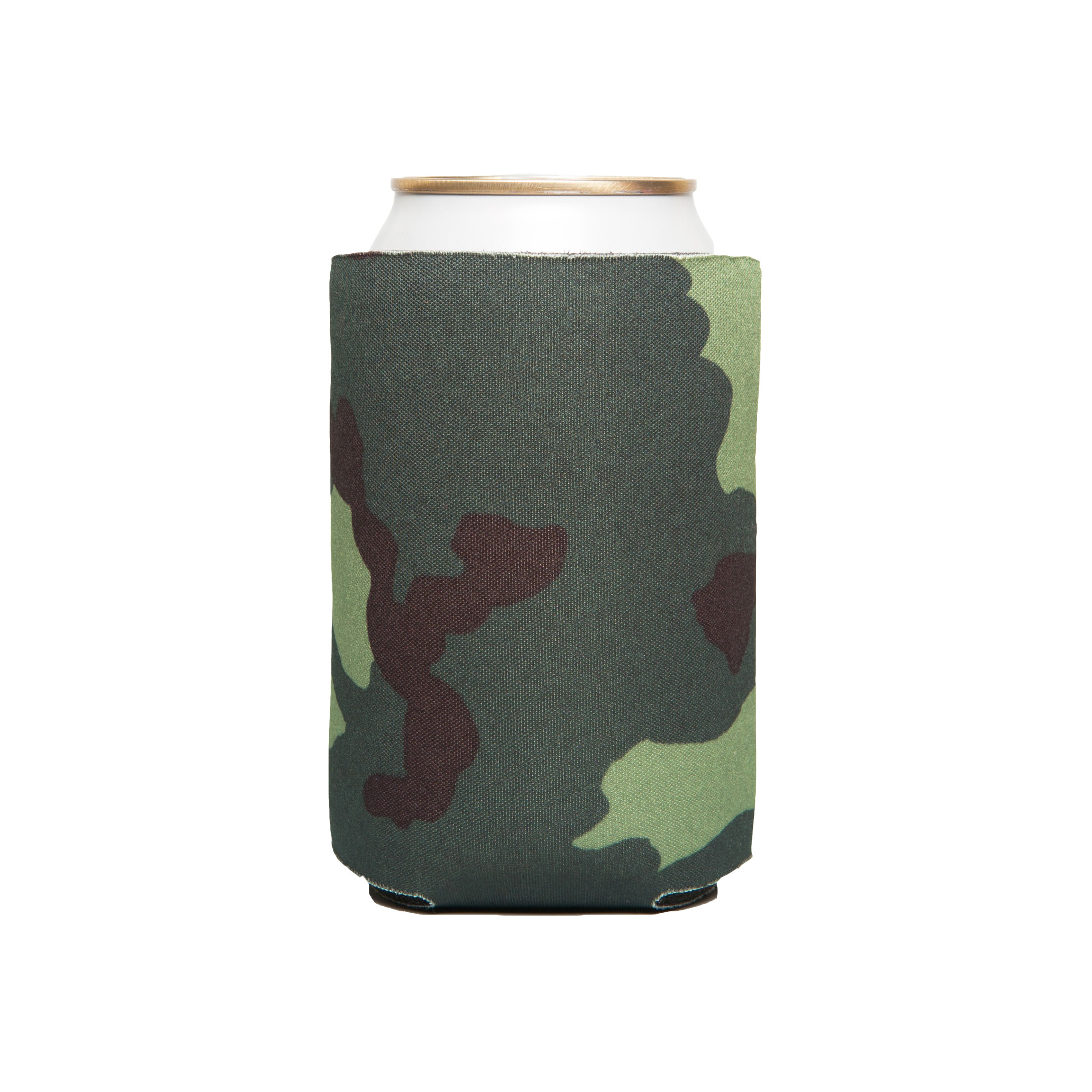 Green Camo foam can cooler — JIT01 supplier photo
