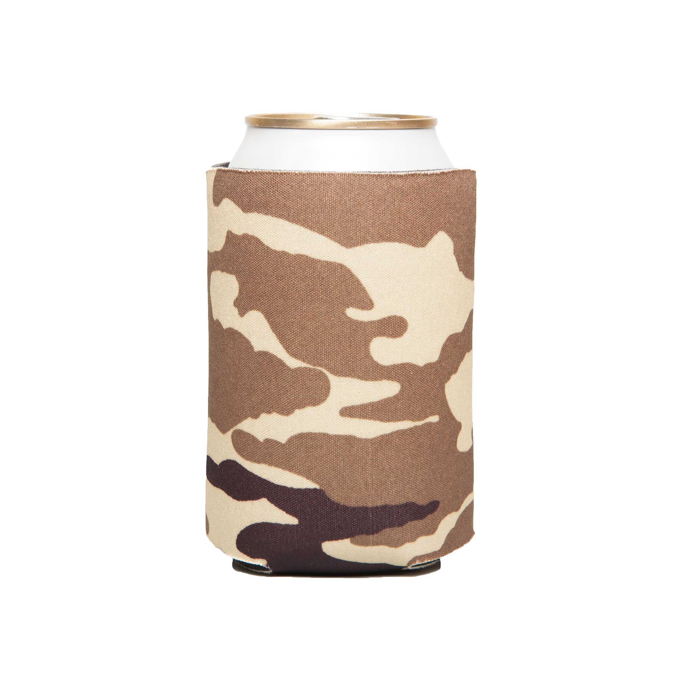Tan Camo foam can cooler — JIT01 supplier photo