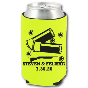 Neoprene cooler with a graduation cap, name and date