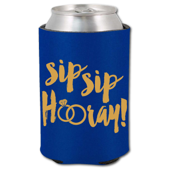 Premium cooler with a playful Sip Sip Hooray design