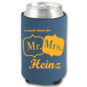 10oz Premium Neoprene Can Cooler - Zig Zag Stitch personalized design example 2