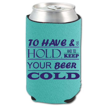 10oz Premium Neoprene Can Cooler - Zig Zag Stitch personalized design example 5
