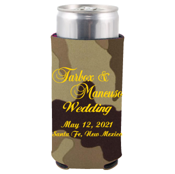 10oz Premium Coolie - Small Cans personalized design example 1