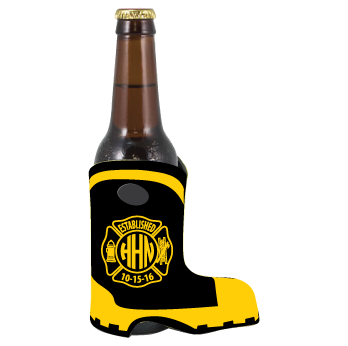 Boot Shaped Bottle Coolie personalized design example 3