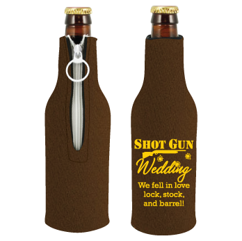 Neoprene Zipper Bottle Koozie personalized design example 5