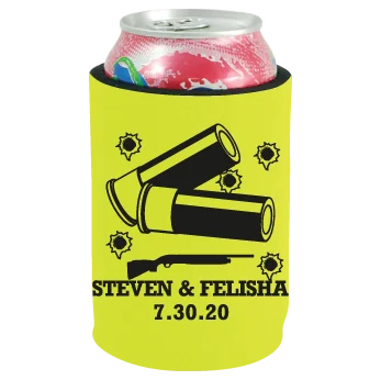 Neoprene Can Coolies with Bottom - Stand Up! personalized design example 1