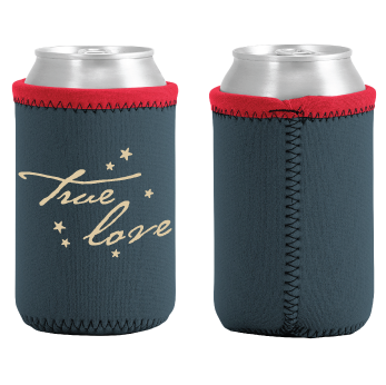 Premium Neoprene Coolie with Custom Edging personalized design example 1