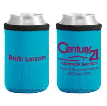 Premium Neoprene Coolie with Custom Edging personalized design example 3