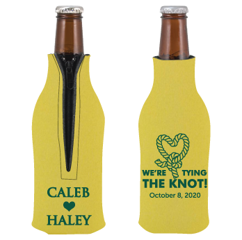Scuba Foam Zipper Up Bottle Coolie personalized design example 6