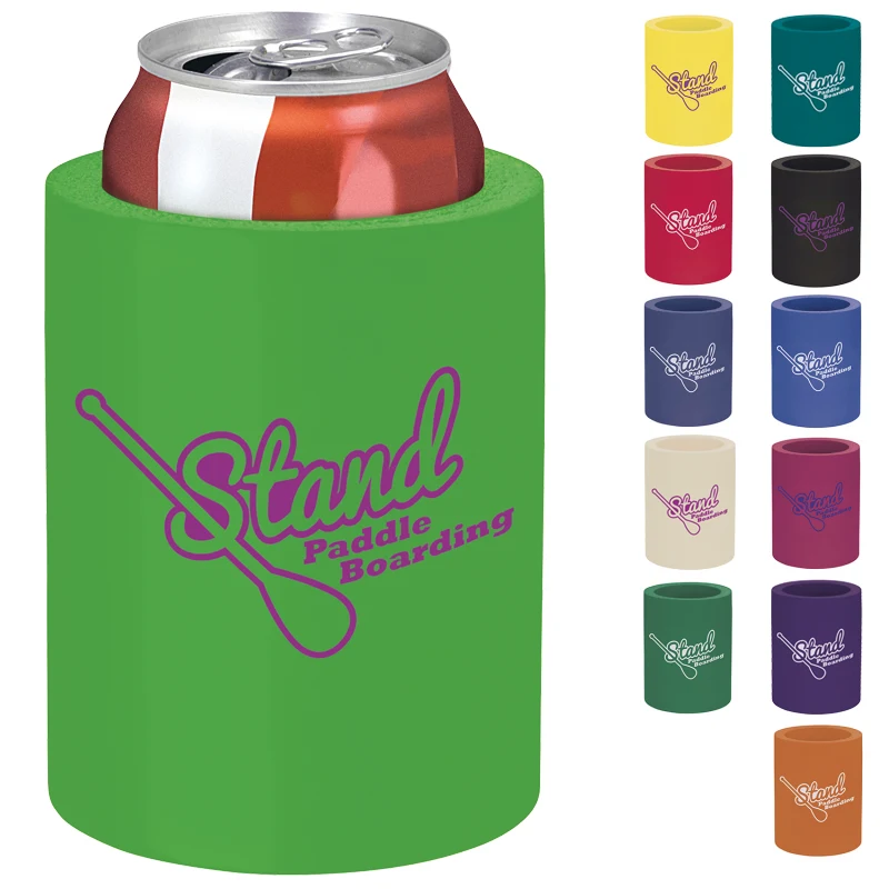 Koozie® foam can cooler and available color examples